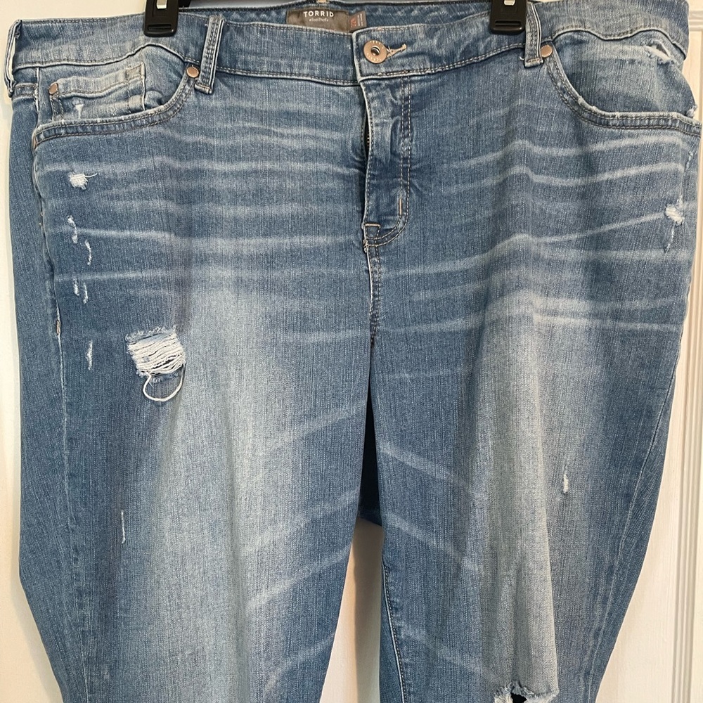 Torrid distressed jeans